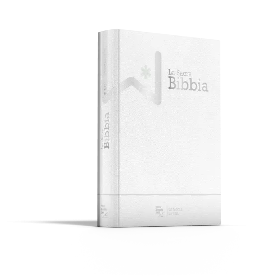 Italien, NR2006, Bible à parallèles - couverture souple en fibrocuir blanc