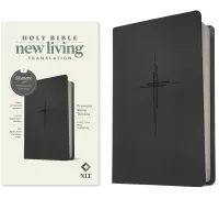 Anglais, Bible, New Living Translation, Filament Edition, similicuir noir, motif croix - NLT...