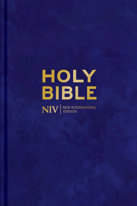 Anglais, Bible, New International Version, Caractères agrandis, compacte, rigide bleue - NIV...