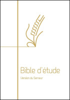 Bible d'étude, version Semeur, blanche - Couverture souple trranche dorée