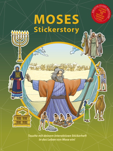 Moses Stickerstory - Mit mehr als 70 wiederverwendbaren Stickern