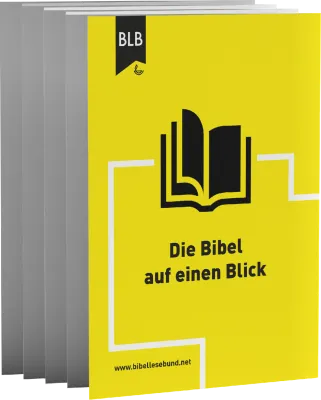 Die Bibel auf einen Blick Leporello - Erhalte einen Überblick über die wichtigsten Ereignisse im...