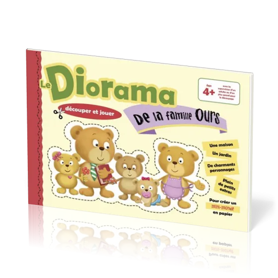 Diorama de la famille ours (Le) - Paper toys