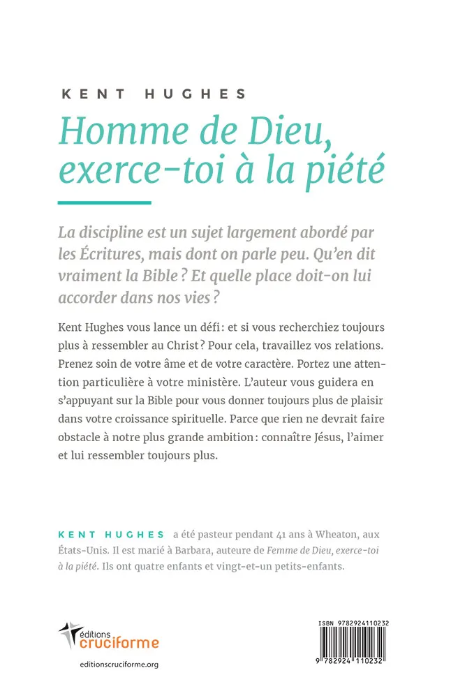 Homme de Dieu, exerce-toi à la piété - Les disciplines spirituelles d'un homme attaché à Dieu