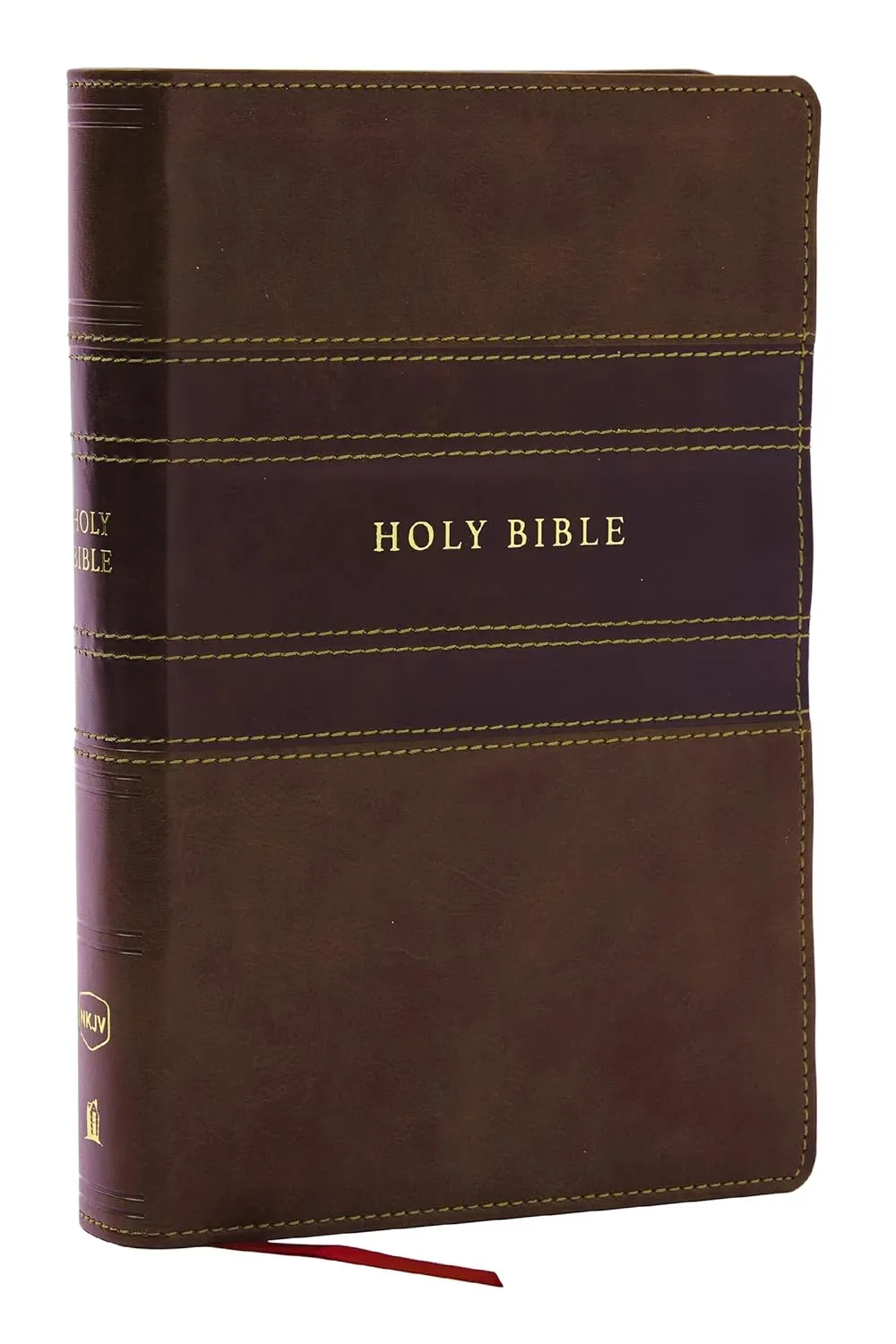 Anglais, Bible, New King James Version, moyen format, gros caractères, à parallèles, similicuir...