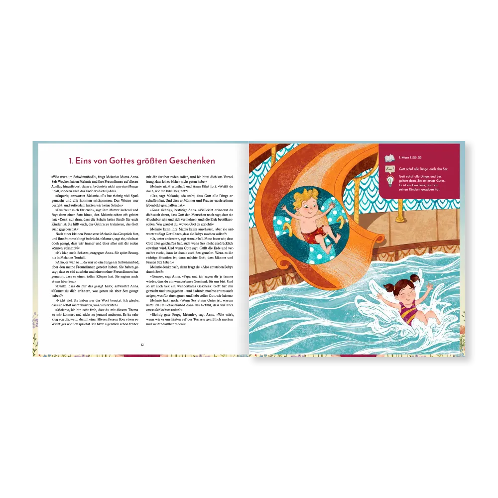 Ein wertvolles Geschenk - Kindgerecht über Gottes guten Plan für Sexualität reden (Wendebuch mit...