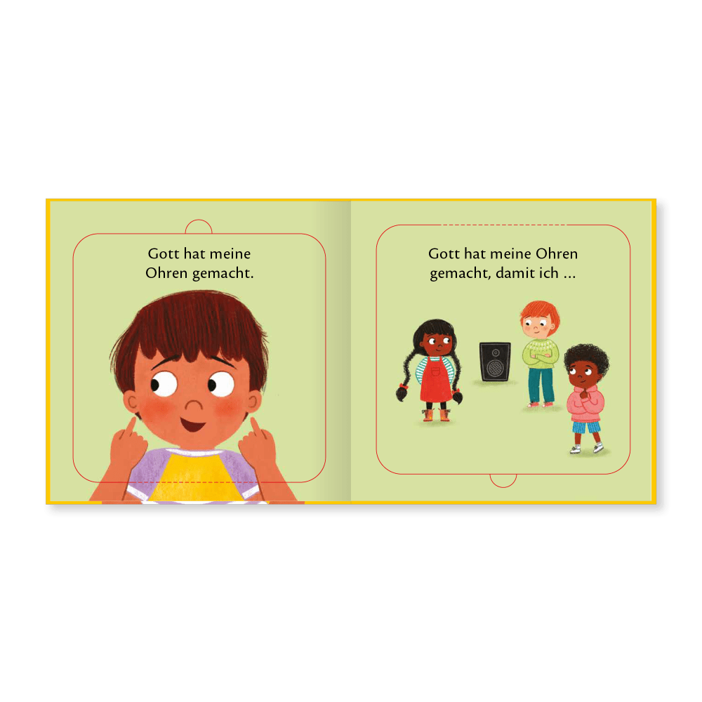 Wozu sind meine Ohren da? - Pappbilderbuch mit vielen Klappen für Kinder ab 1 Jahr (Kinderherz...