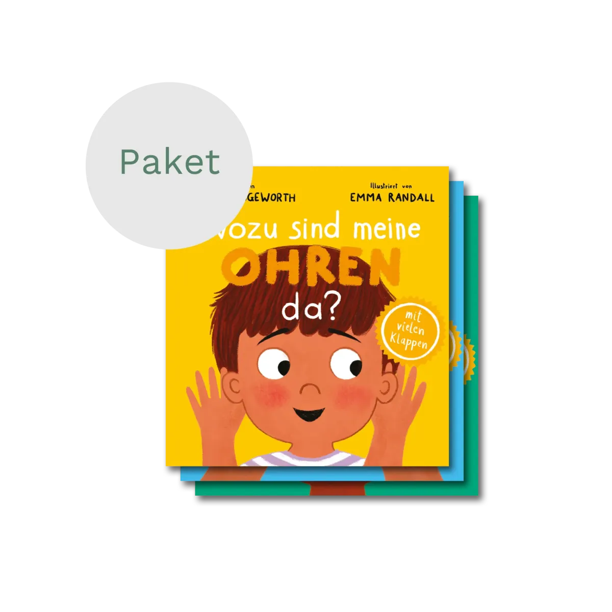 Kinderherz geprägt von Gott Paket 1–3 - Pappbilderbücher mit vielen Klappen für Kinder ab 1 Jahr