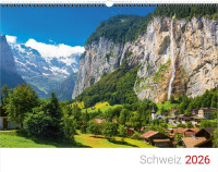 Calendrier Paysages Suisses - Allemand, Calendrier mural