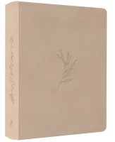 NeÜ bibel.heute Liebezurbibel (Schreibrandbibel OLIVE) - Flexibler Kunstledereinband - Beige mit...