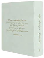 NeÜ bibel.heute Liebezurbibel (Schreibrandbibel SELAH) - Flexibler Kunstledereinband - mintgrün...