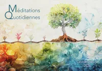 Méditations quotidiennes - calendrier éphéméride, bloc et plaque