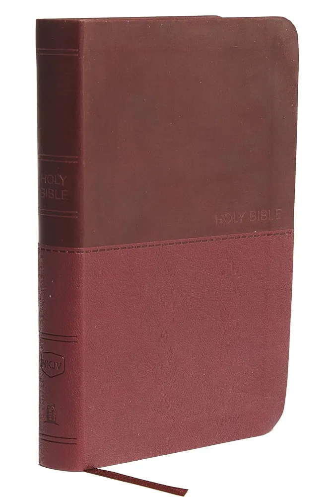 Anglais, Bible, New King James Version, compact, bordeaux
