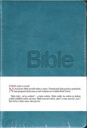 Tchèque, Bible - reliée, bleue