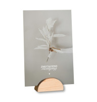 Kalender Zweitausendsechsundzwanzig - Tischkalender mit Holzaufsteller