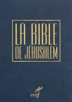 Bible de Jérusalem, de poche, reliée similicuir bleue