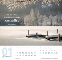 Vivre, avec méditations - Calendrier cartes postales, de table