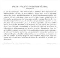 Vivre, avec méditations - Calendrier cartes postales, de table