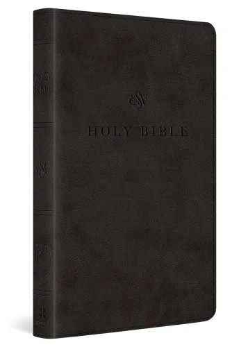 Anglais, Bible, English Standard Version, moyen format, simili noir - ESV Premium Church Bible...