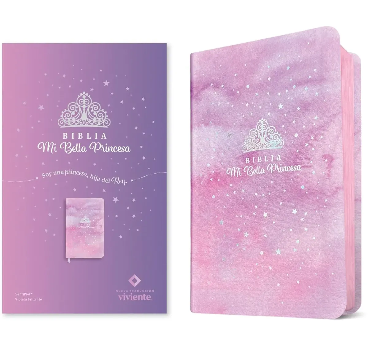 Espagnol, Bible, Nueva Traduccion Viviente, compacte, simili violet - Biblia Ntv, Mi Bella...