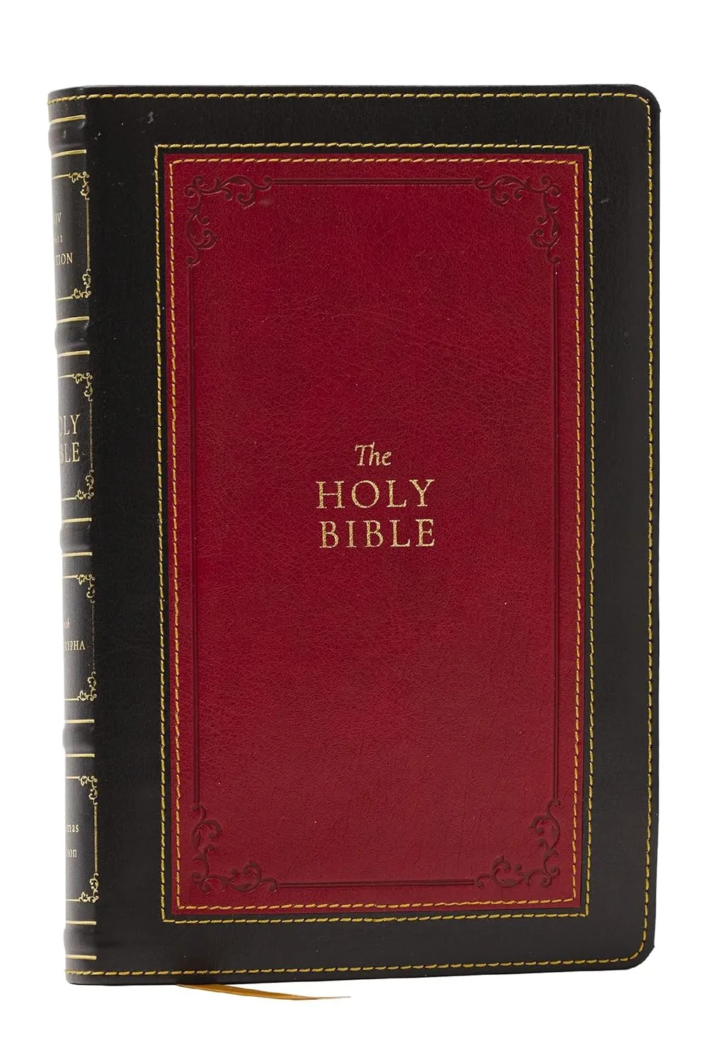Anglais, Bible, King James version 1611, avec deutérocanoniques, similicuir noir - 1611 KJV with...