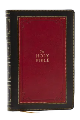 Anglais, Bible, King James version 1611, avec deutérocanoniques, similicuir noir - 1611 KJV with...