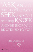 Anglais, Évangile de Luc NIV, rose - Gospel of Luke NIV