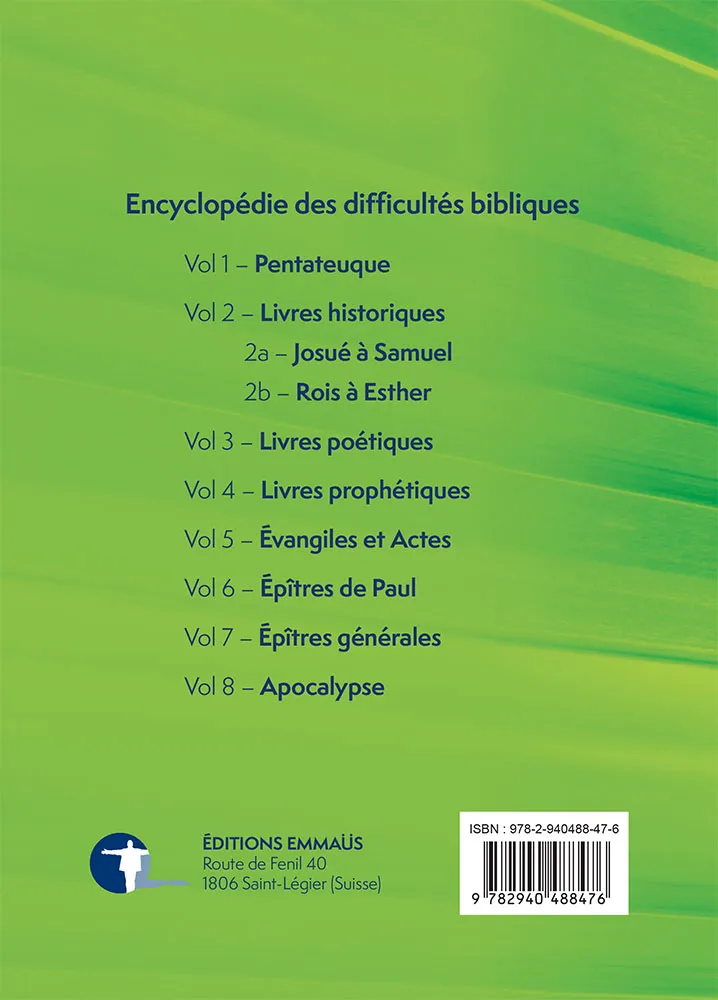 Épîtres générales (Les) - [broché] Encyclopédie des difficultés bibliques 7
