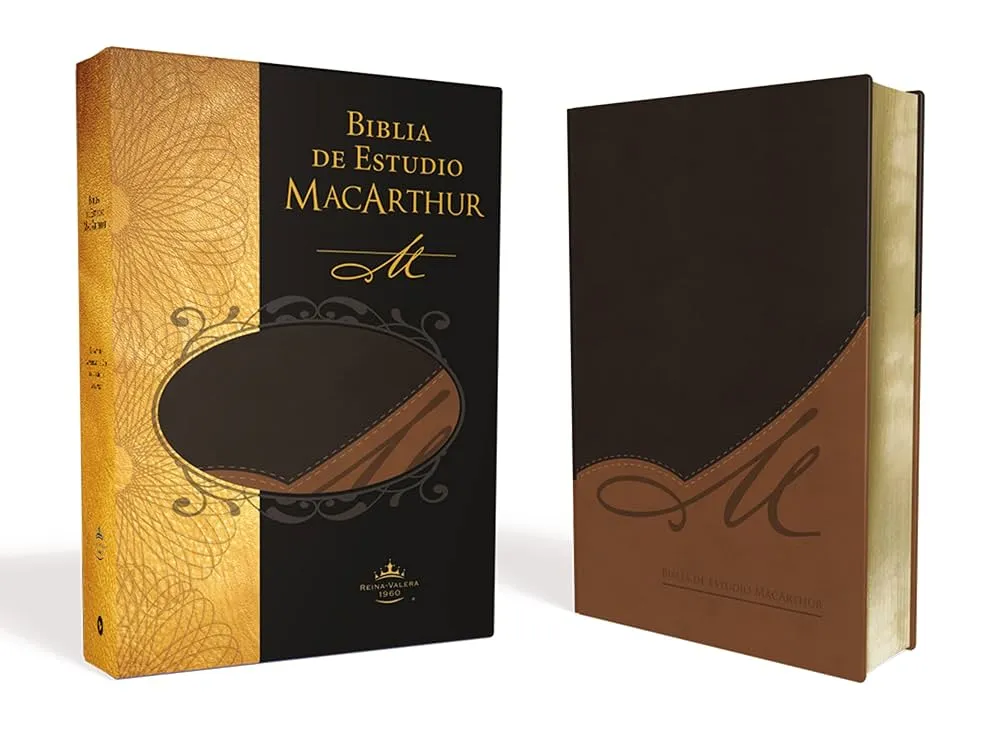 Espagnol, Bible d'étude MacArthur, Reina Valera 1960, reliée souple duo