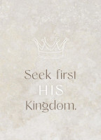 Postkarten His Kingdom - Matthew 6,33