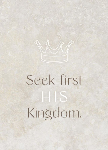 Postkarten His Kingdom - Matthew 6,33