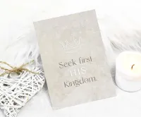 Postkarten His Kingdom - Matthew 6,33