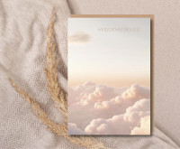 Faltkarte Trauer Wolken - Dietrich Bonhoeffer