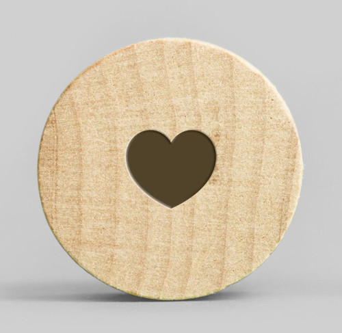 Holzmagnete Herz