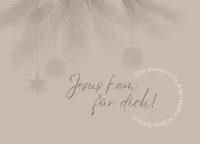 Postkarten Jesus kam für dich! - Johannes 1,14