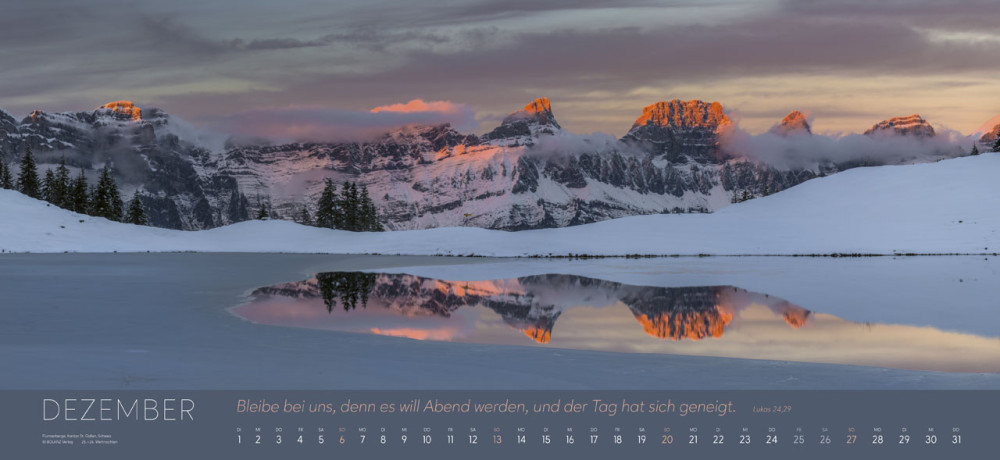 Ewigkeit im Herzen - Riesenpanoramakalender