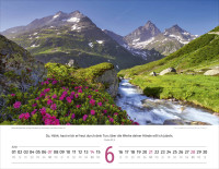 Calendrier Paysages Suisses - Allemand, Calendrier mural