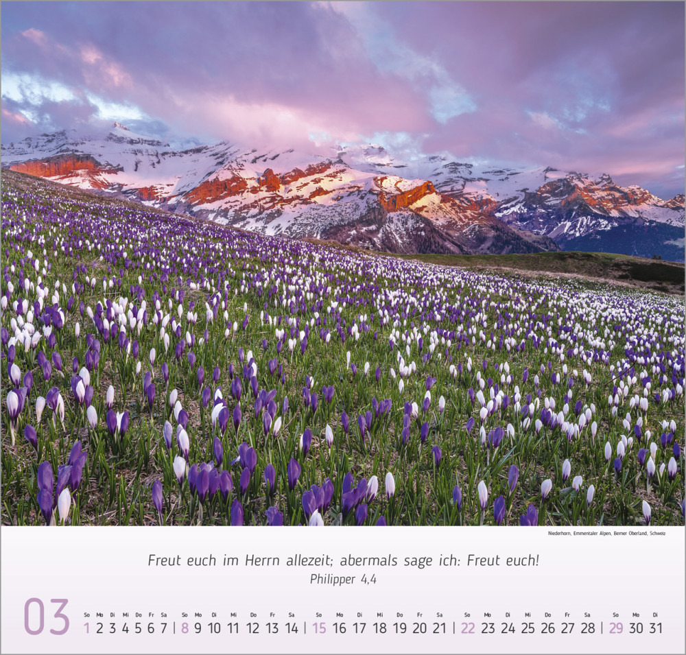 Berg Impressionen - Wandkalender