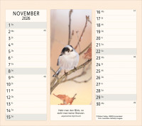 Vormerk-Kalender mit Sinnsprüche