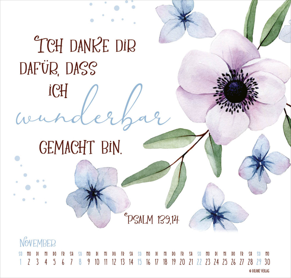 Kalender Gesegnet Tag für Tag - Posterkalender