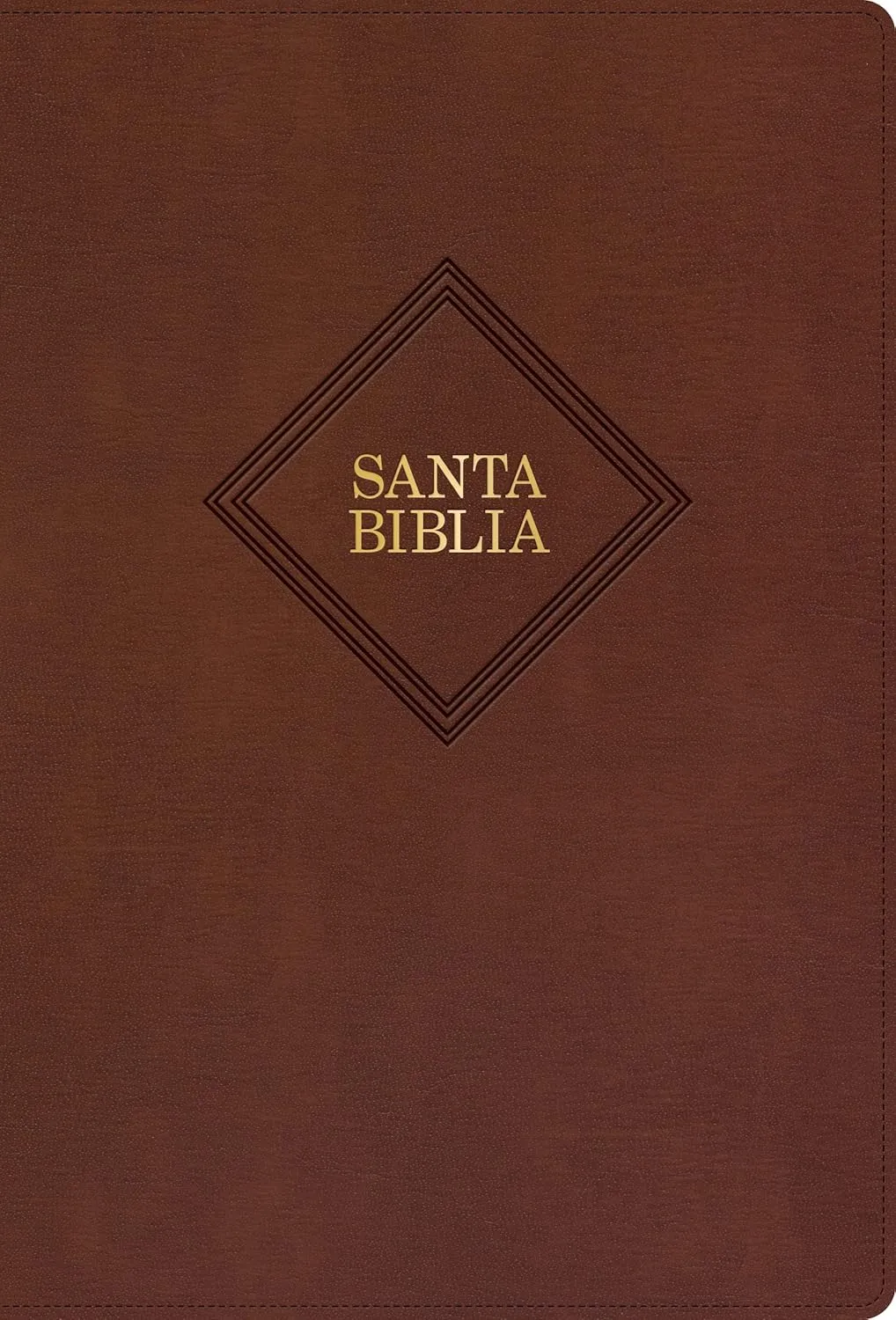 Espagnol, Bible, reina Valera 1960, grands caractères, moyen format, similcuir brun, avec onglets...