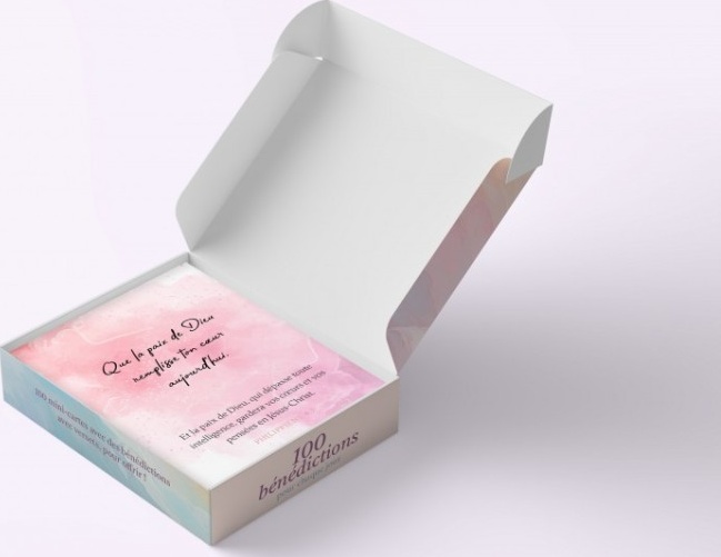 Coffret de 100 mini-cartes - 100 bénédictions pour chaque jour