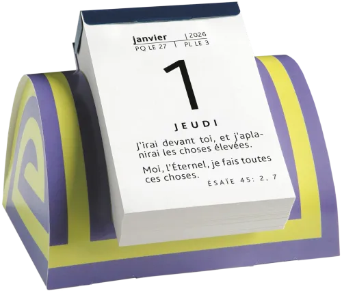 Calendrier Parole pour aujourd'hui - de table, modèle 2
