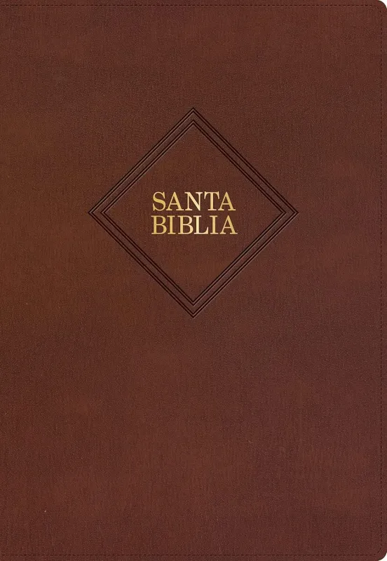 Espagnol, Bible, Reina Valera 1960, très gros caractères, fibrocuir marron - Rvr 1960 Biblia...
