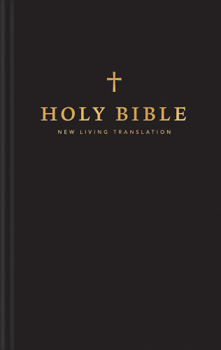 Anglais, Bible, New Living Translation, rigide noire - NLT Church Bible (Hardcover, Black)