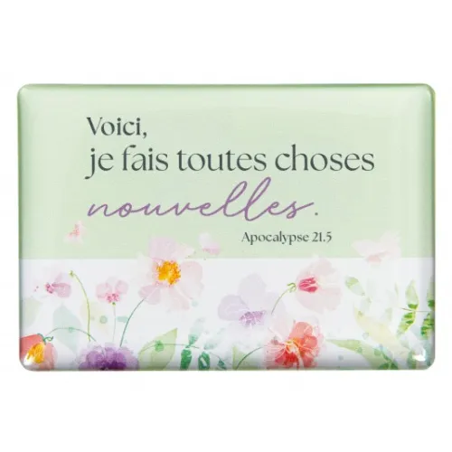 Magnet Mot d'ordre 2026 - "Voici, je fais toutes choses nouvelles."