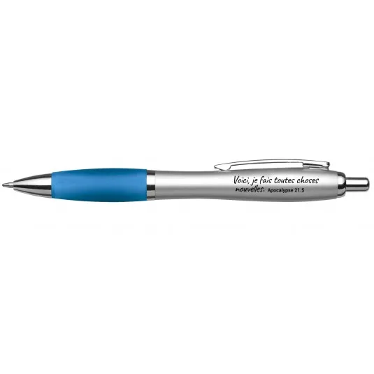 Stylo à bille - Encre bleue - Mot d'ordre 2026, bleu