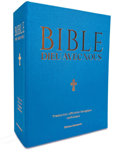 Bible Dieu avec nous, TOL - avec marges pour notes personnelles, rigide, bleue