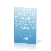 Anglais, Évangile de Jean, NIV, bleu - Gospel of John NIV