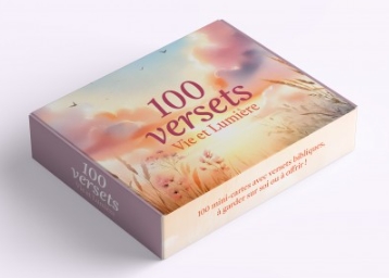 Coffret de 100 mini-cartes versets "Vie et Lumière"